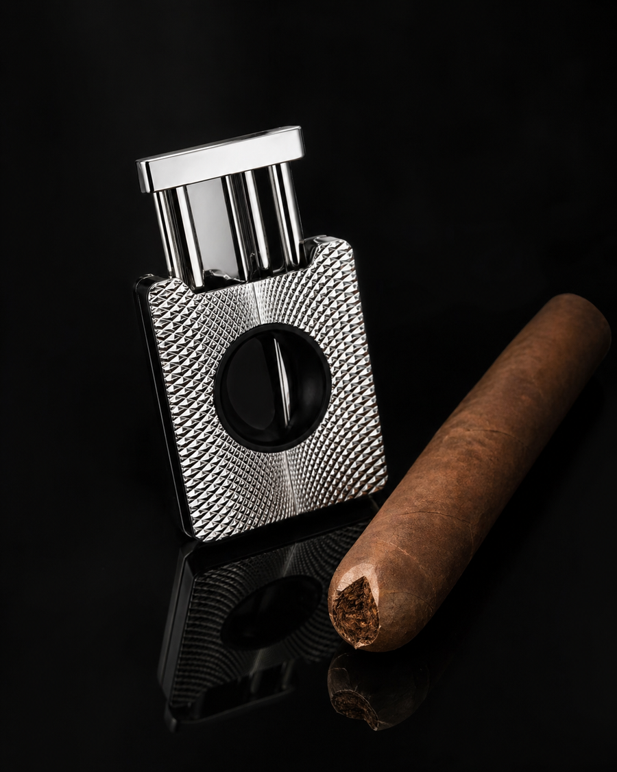 Diamond V-Cut Cigar Cutter