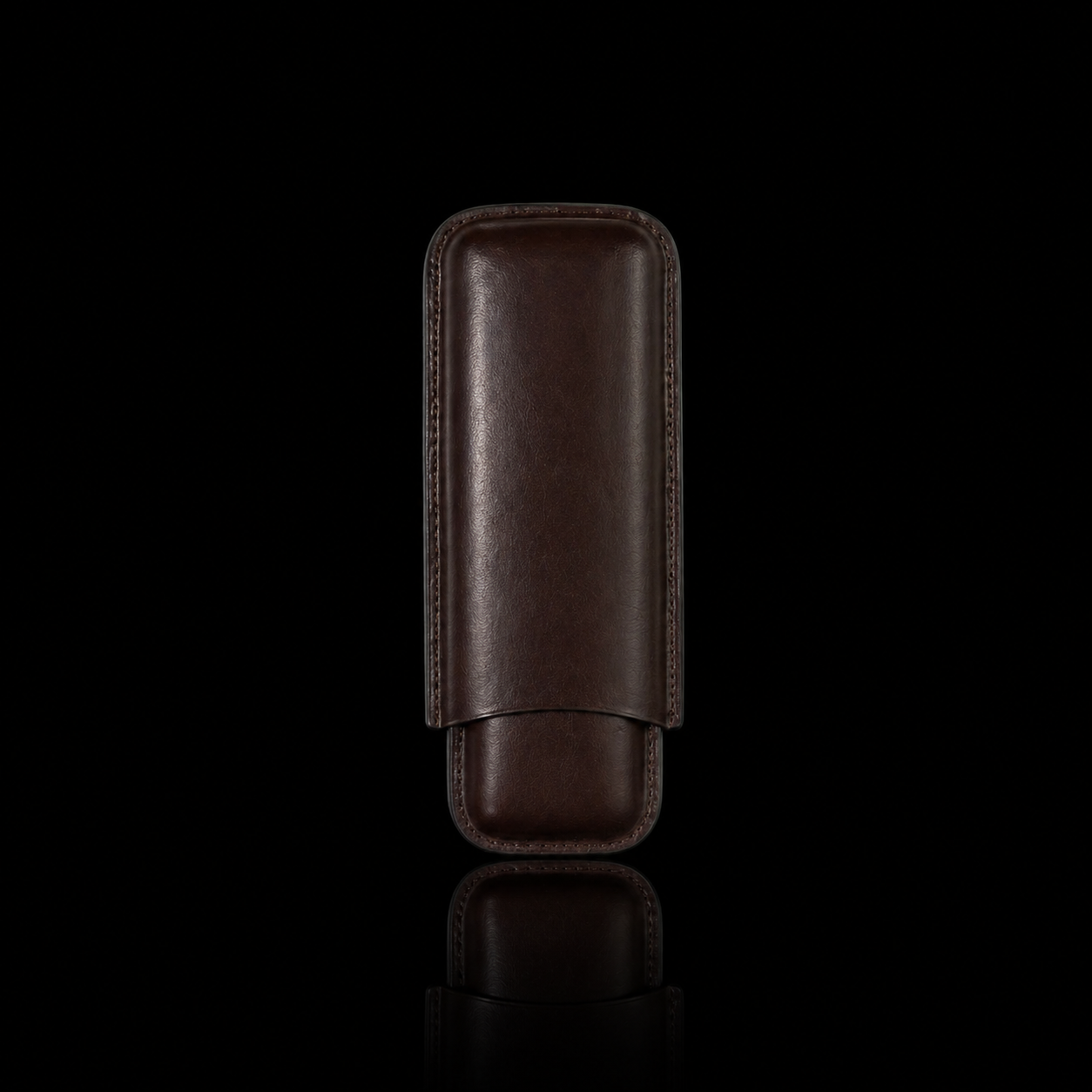 Luxury Leather Double Cigar Case