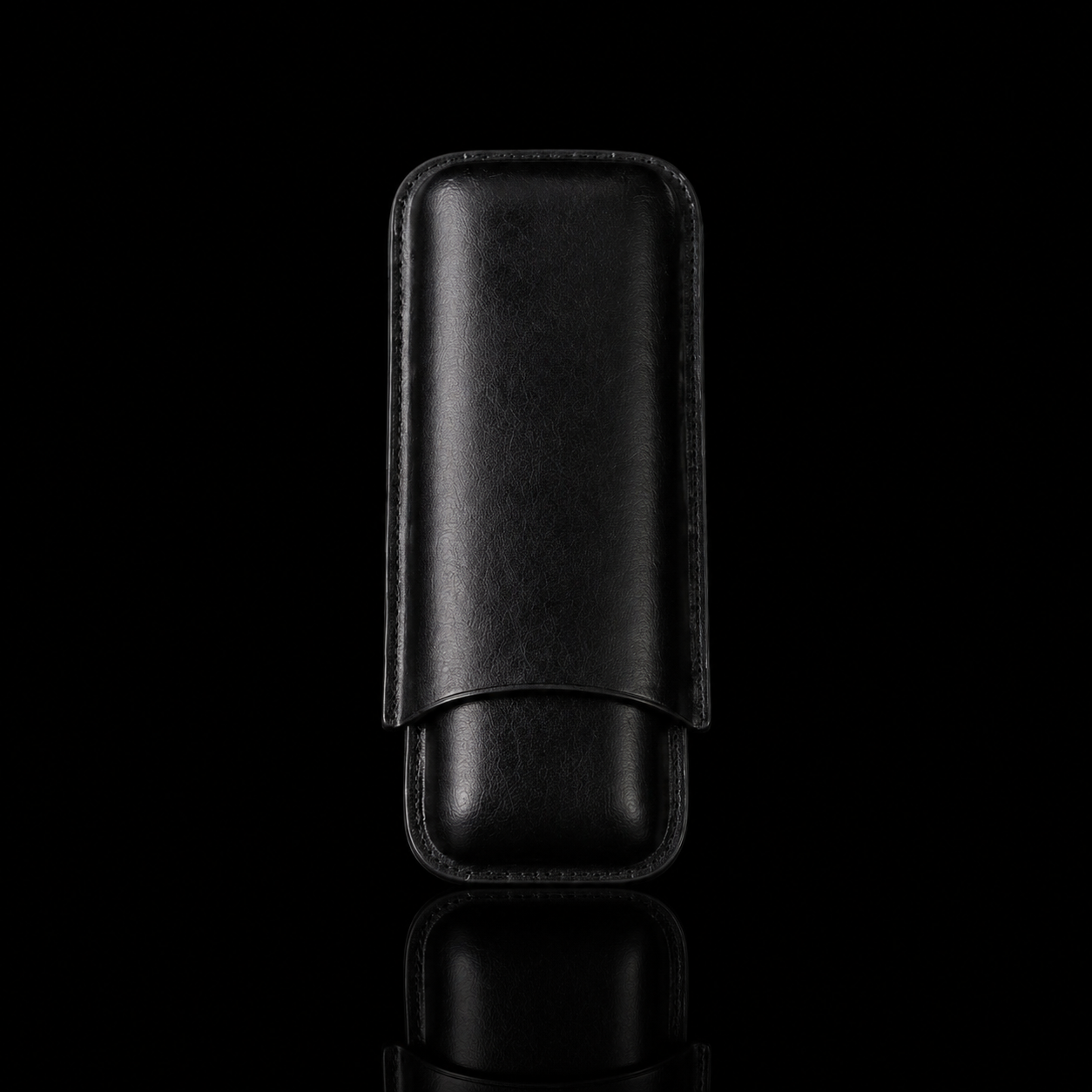 Luxury Leather Double Cigar Case